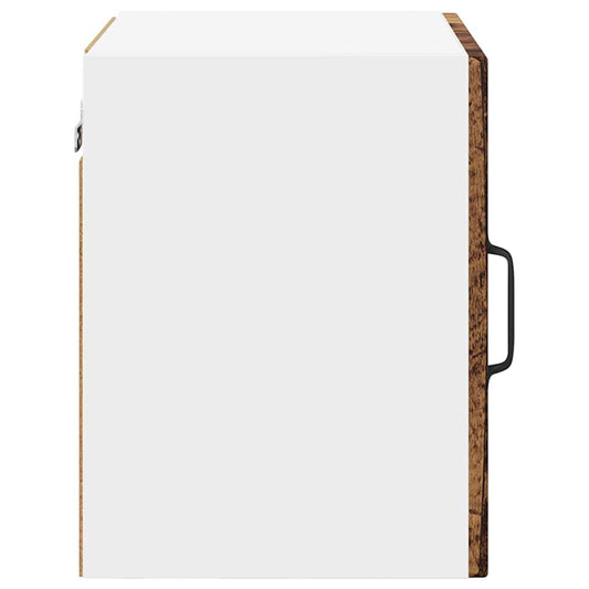 vidaXL Ντουλάπα Κουζίνας με ράφι 2 pcs Παλιό ξύλο 40 x 31 x 40 εκ.