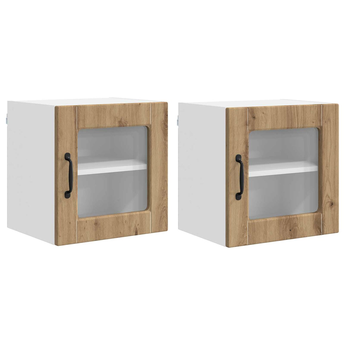 vidaXL Ραφιέρα τοίχου 2 pcs Artisan Oak 40 x 31 x 40 εκ.