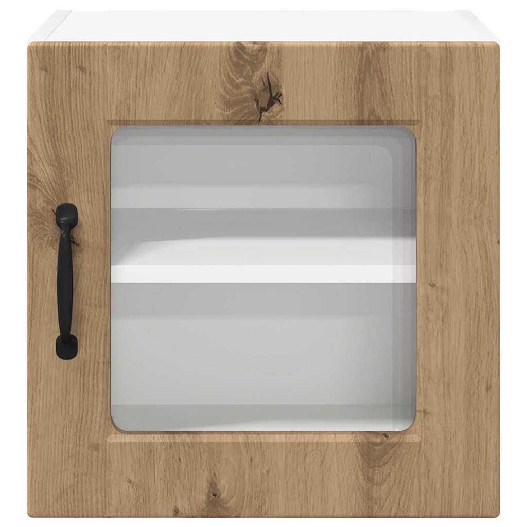 vidaXL Κρεμαστό ντουλάπι κουζίνας 2 pcs Artisan Oak 40 x 31 x 40 εκ.