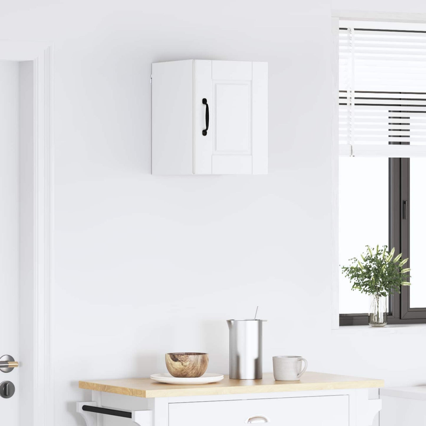 vidaXL Ντουλάπα Τοίχου PORTO Λευκό 30 x 31 x 40 εκ. Επεξεργασμένο Ξύλο