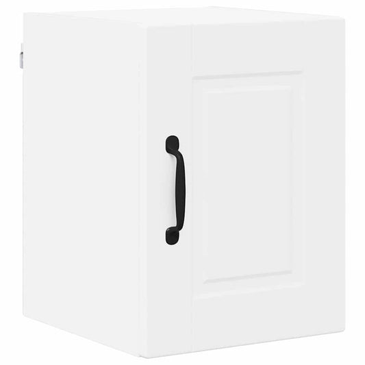 vidaXL Κρεμαστό ντουλάπι κουζίνας με ράφι Λευκό 30 x 31 x 40 εκ.