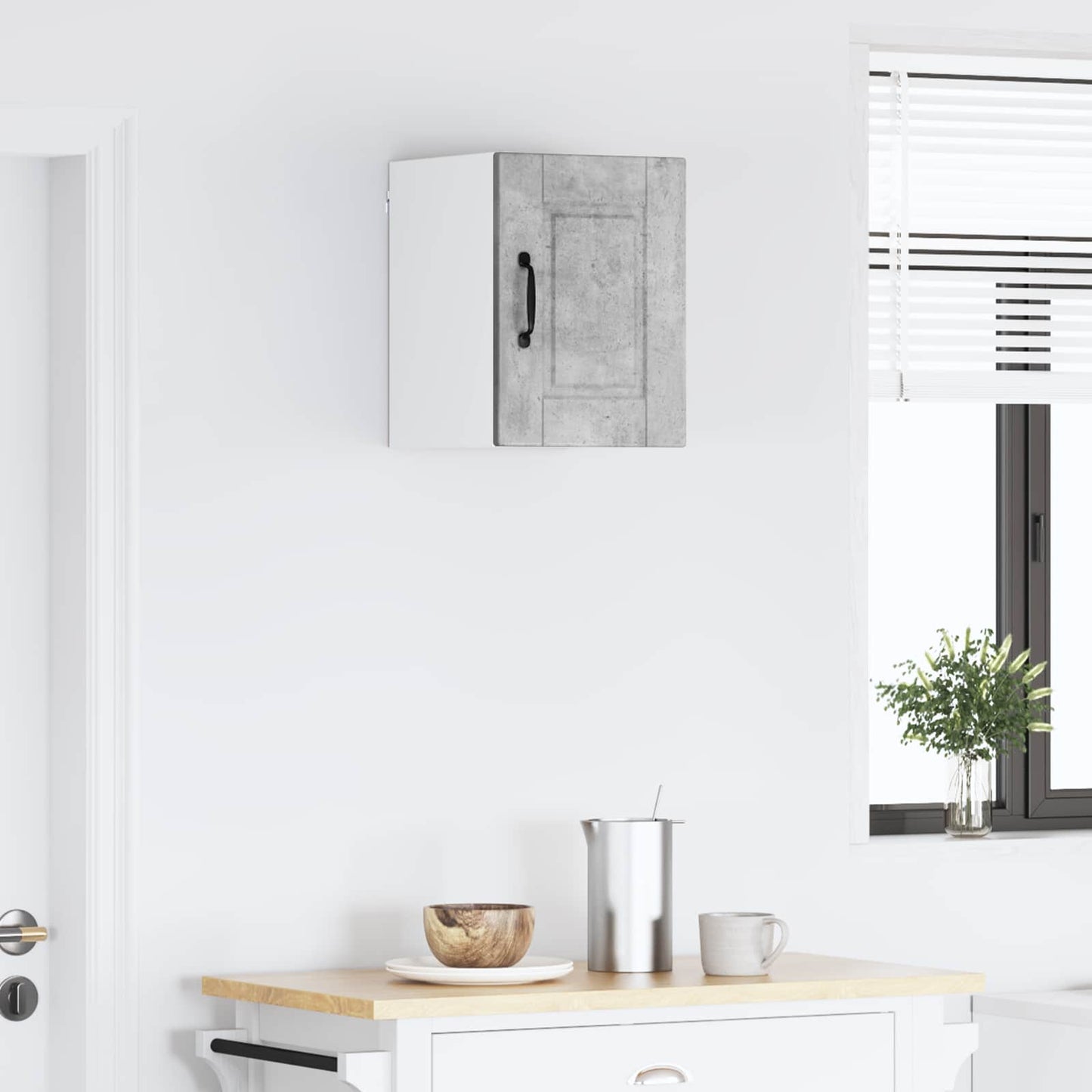 vidaXL Ντουλάπα Κουζίνας με ράφι Σκυρόδεμα Γκρι 30 x 31 x 40 εκ.