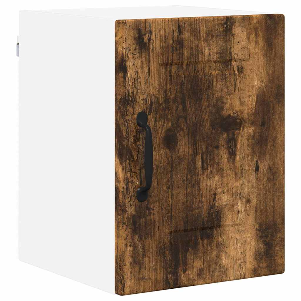 vidaXL Κρεμαστό ντουλάπι κουζίνας Καπνιστό Δρύς 30 x 31 x 40 εκ.