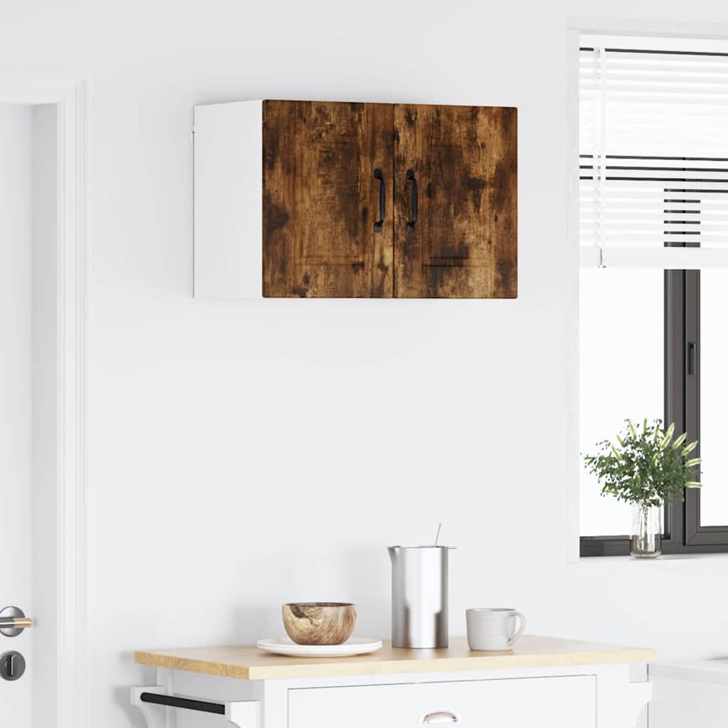 vidaXL Κρεμαστό ντουλάπι κουζίνας 2 pcs Καπνιστό Δρύς 30 x 31 x 40 εκ.