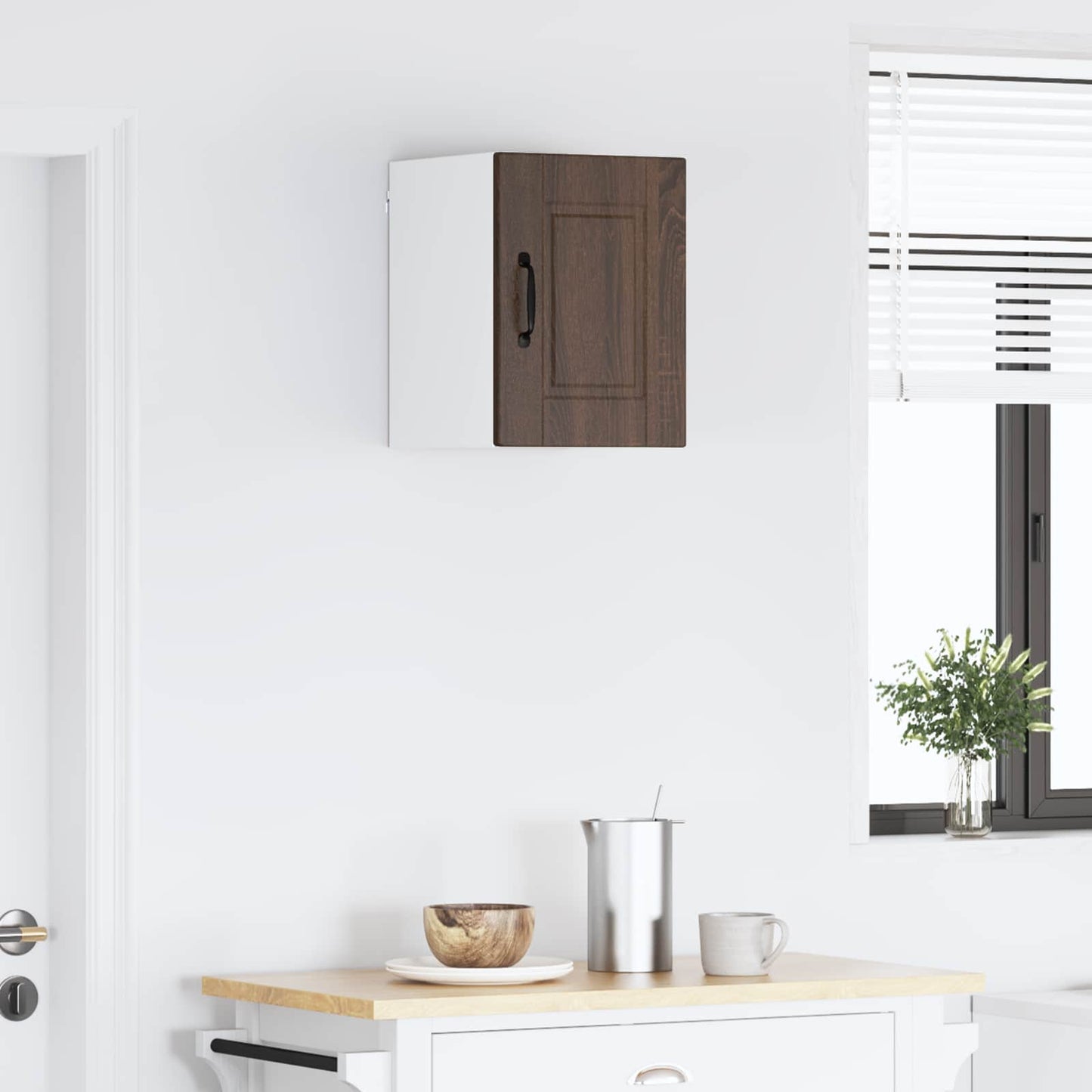 vidaXL Ντουλάπα Τοίχου PORTO Καφέ δρυς 30 x 31 x 40 εκ.