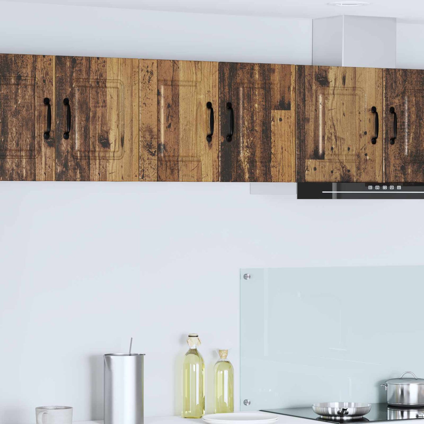 vidaXL Ντουλάπα Κουζίνας με ράφι Επιτοίχιο Παλιό ξύλο 30 x 31 x 40 εκ.