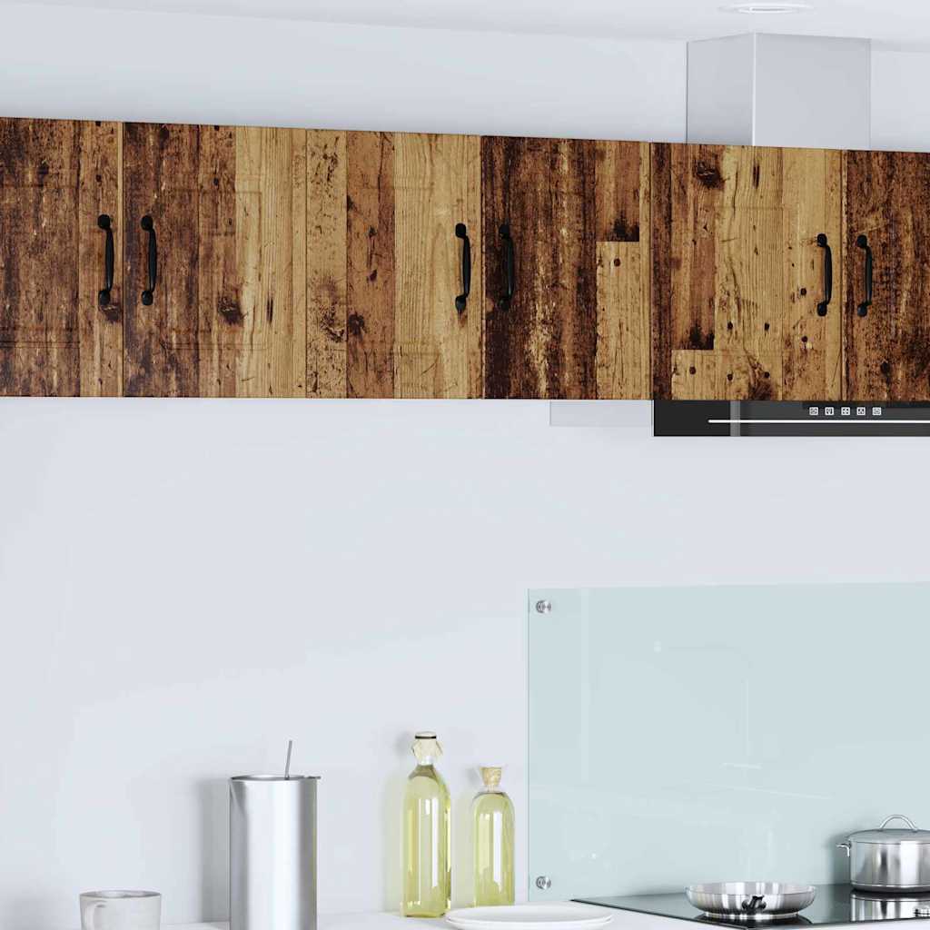 vidaXL Κρεμαστό ντουλάπι κουζίνας 2 pcs Παλιό Ξύλο 30 x 31 x 40 εκ.