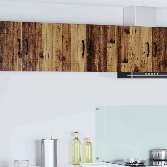 vidaXL Κρεμαστό ντουλάπι κουζίνας 2 pcs Παλιό Ξύλο 30 x 31 x 40 εκ.