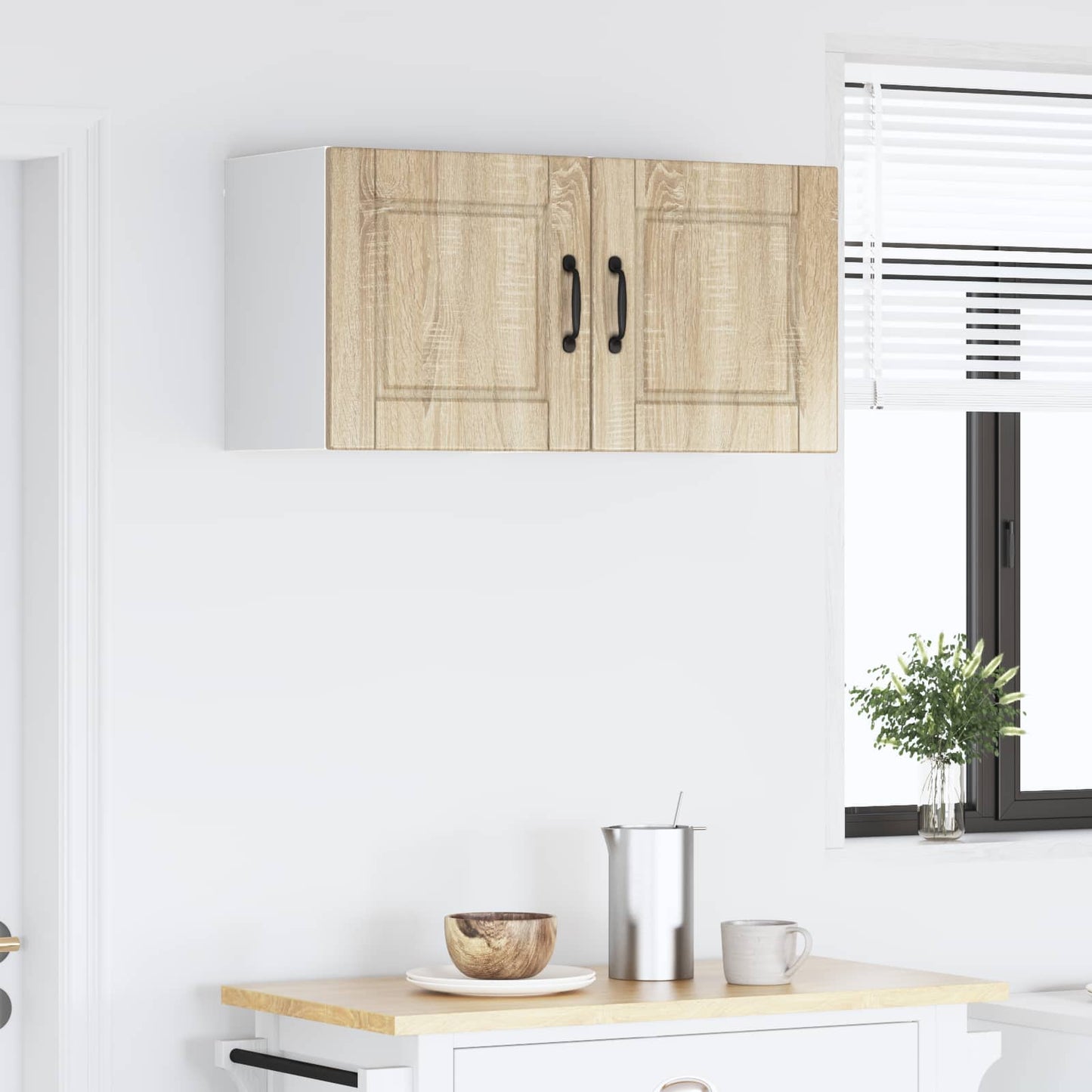 vidaXL Ντουλάπα Κουζίνας με ράφι 2 pcs Δρύς Sonoma 40 x 31 x 40 εκ.