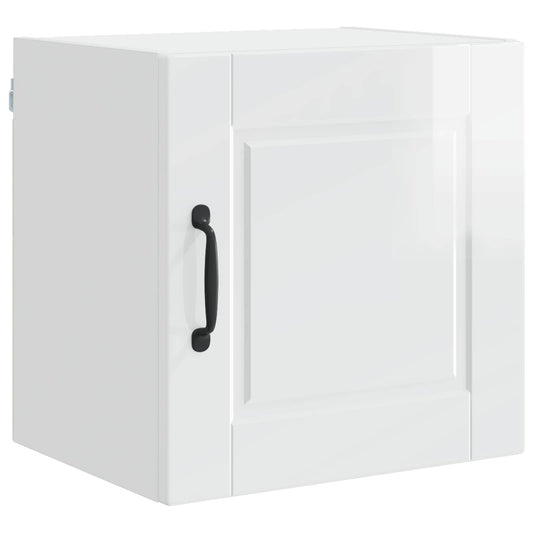 vidaXL Ντουλάπα Κουζίνας Υψηλής γυαλάδας λευκό 40 x 31 x 40 εκ.