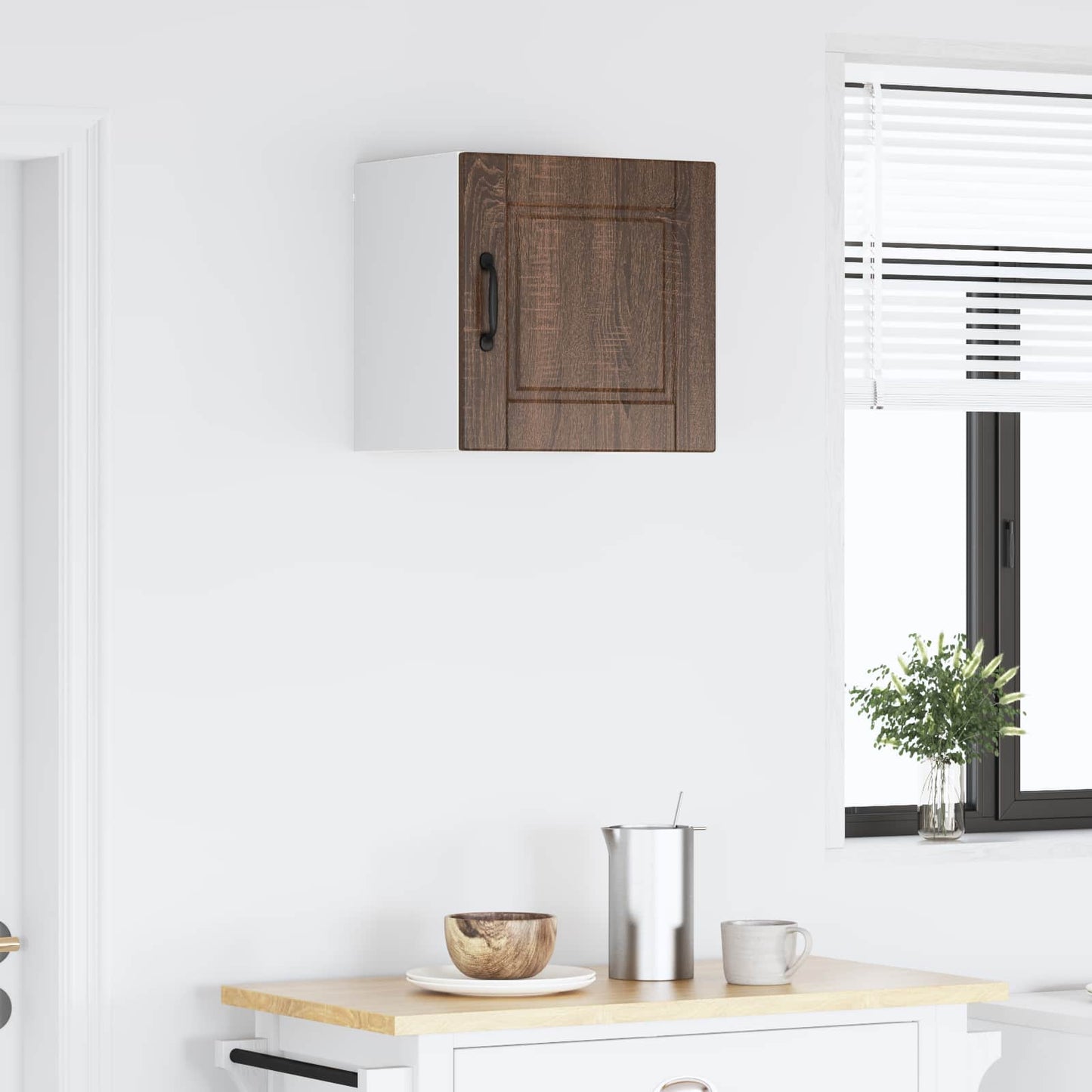 vidaXL Ντουλάπα Κουζίνας Καφέ δρυς 40 x 31 x 40 εκ. Επεξεργασμένο ξύλο