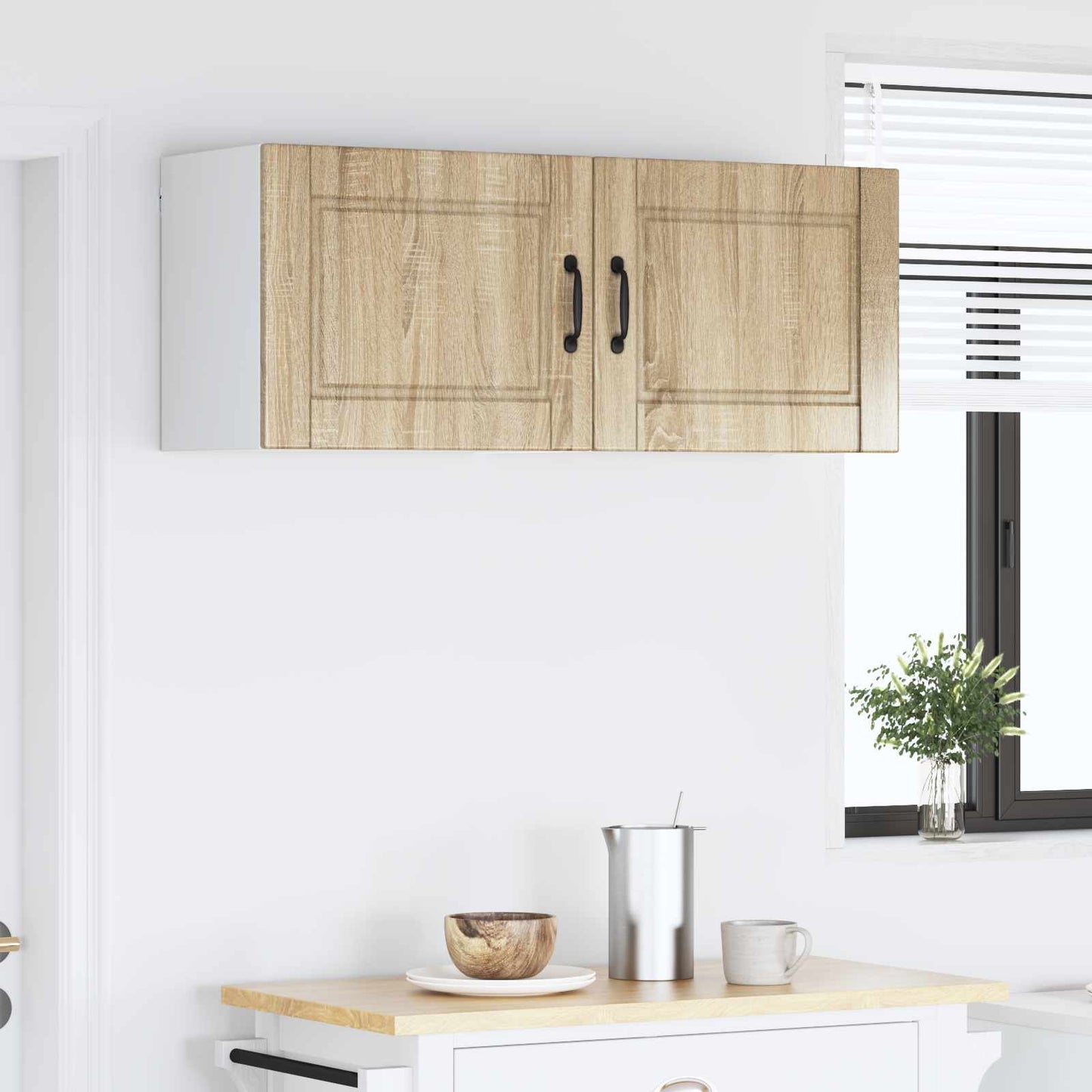 vidaXL Ντουλάπα Κουζίνας με ράφι 2 pcs Δρύς Sonoma 50 x 31 x 40 εκ.