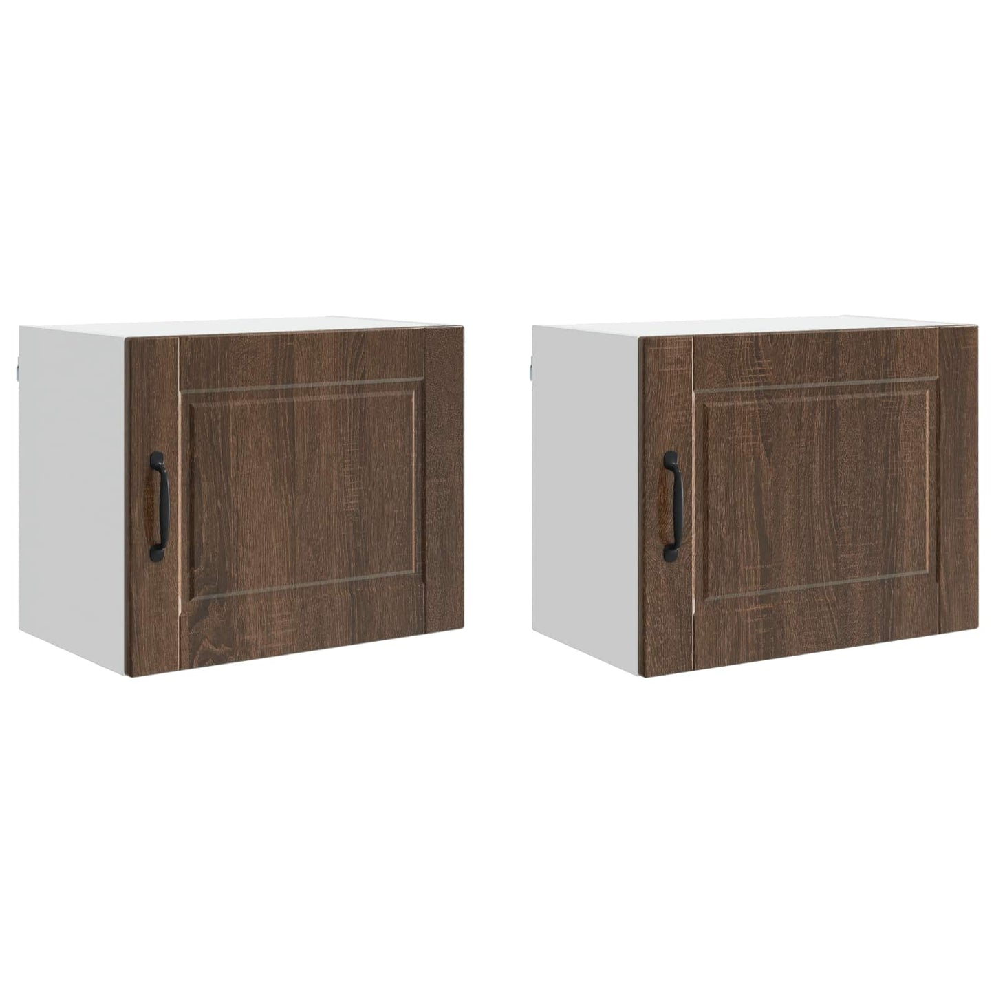 vidaXL Ντουλάπα Τοίχου PORTO 2 pcs Καφέ δρυς 50 x 31 x 40 εκ.