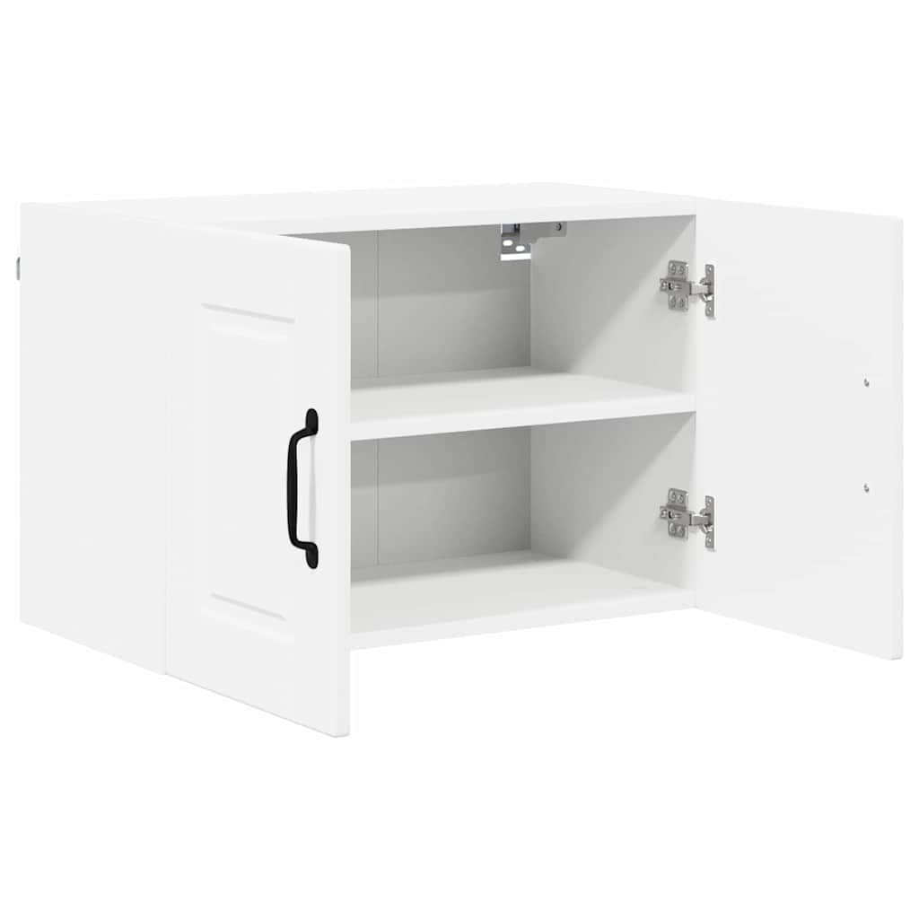 vidaXL Κρεμαστό ντουλάπι κουζίνας με ράφι 2 pcs Λευκό 60 x 31 x 40 εκ