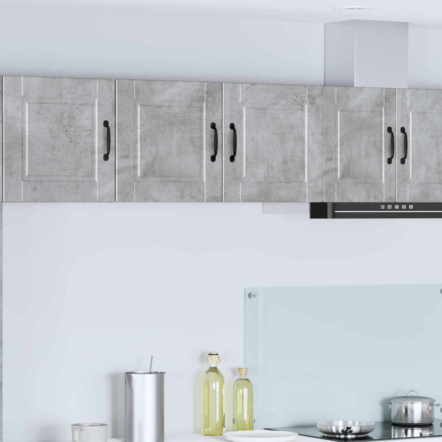 vidaXL Ντουλάπα Κουζίνας με ράφι Σκυρόδεμα Γκρι 80 x 31 x 40 εκ