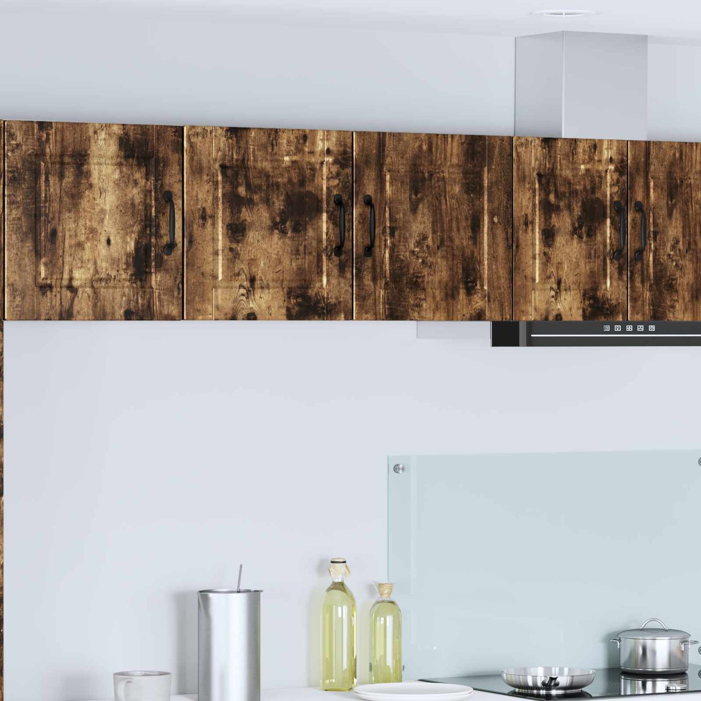 vidaXL Ντουλάπα Κουζίνας με ράφι Καπνιστό Δρύς 80 x 31 x 40 εκ