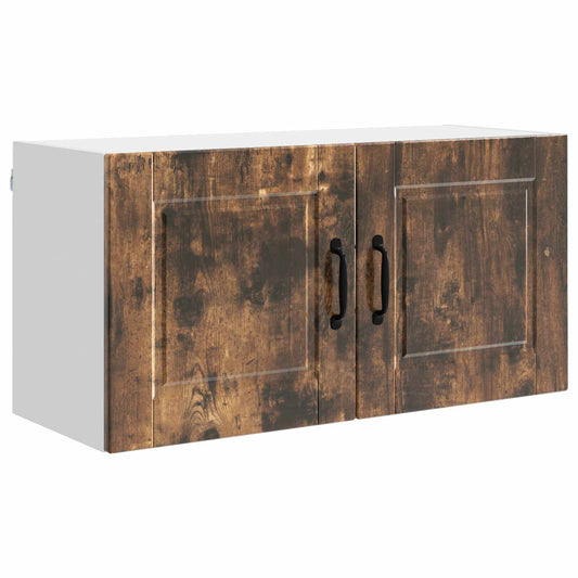 vidaXL Ντουλάπα Κουζίνας με ράφι Καπνιστό Δρύς 80 x 31 x 40 εκ