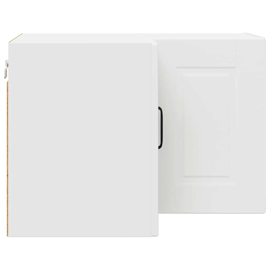 vidaXL Κρεμαστό ντουλάπι κουζίνας με ράφι Λευκό 57 x 57 x 40 εκ.