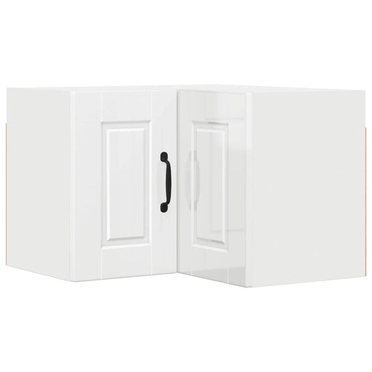 vidaXL Ντουλάπα Κουζίνας Υψηλής γυαλάδας λευκό 57 x 57 x 40 εκ.