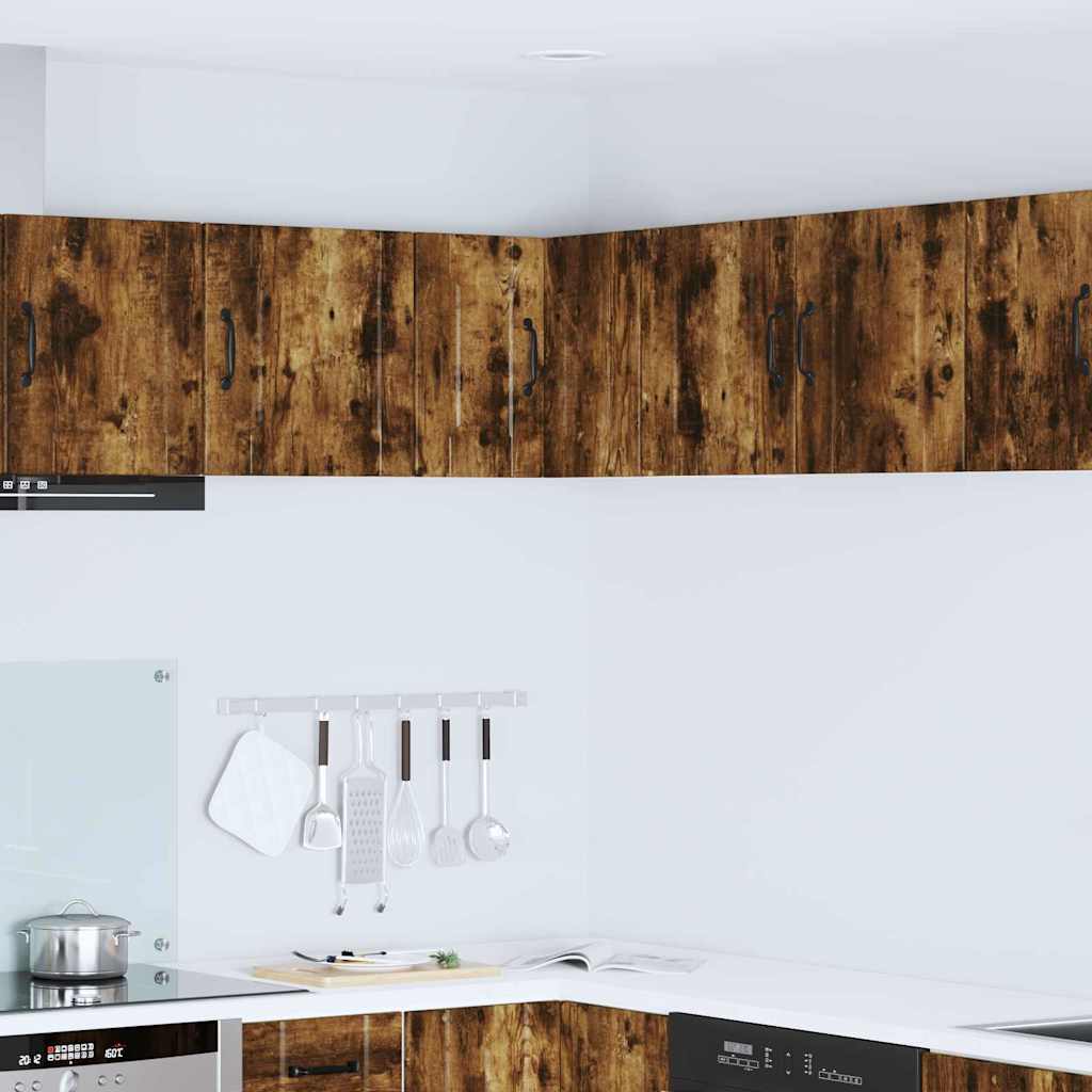 vidaXL Κρεμαστό ντουλάπι κουζίνας Καπνιστό Δρύς 57 x 57 x 40 εκ.