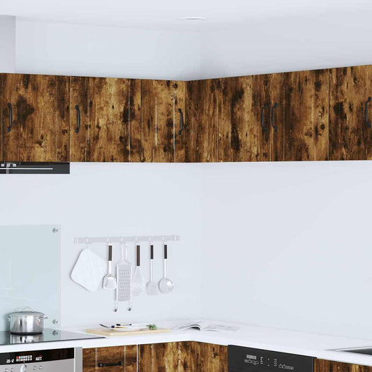 vidaXL Κρεμαστό ντουλάπι κουζίνας Καπνιστό Δρύς 57 x 57 x 40 εκ.