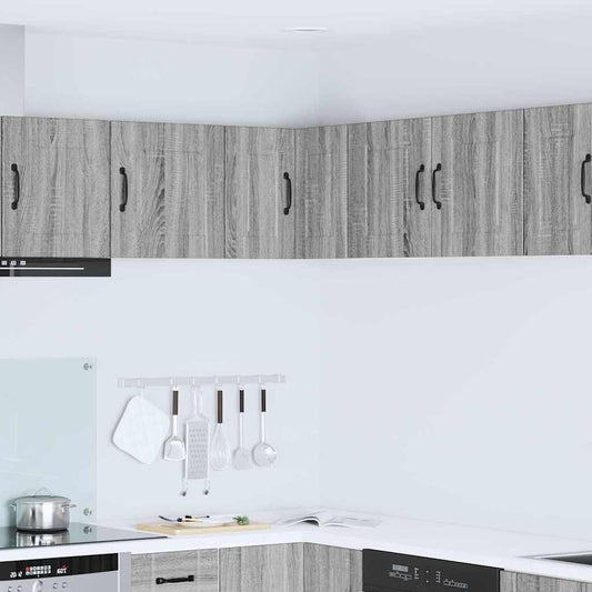 vidaXL Κρεμαστό ντουλάπι κουζίνας Γκρίζο Σονομα 57 x 57 x 40 εκ.