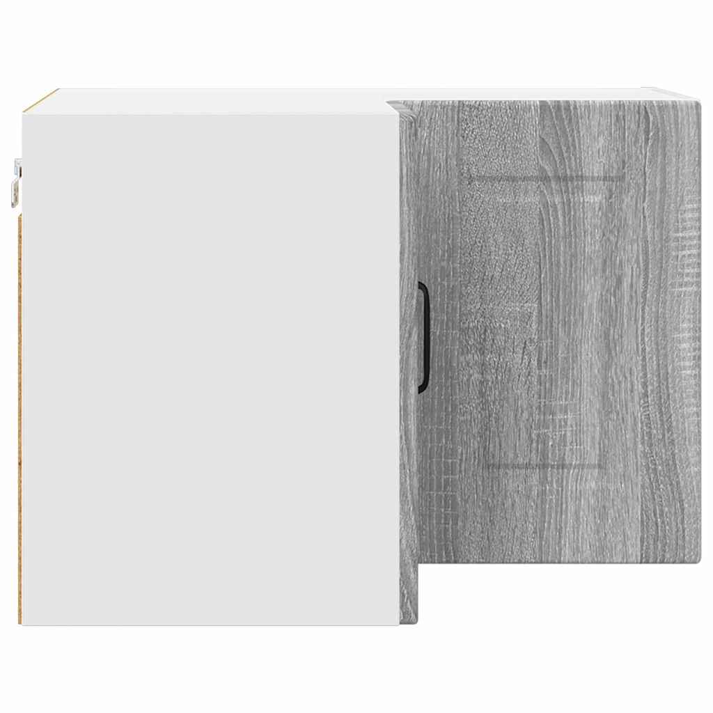 vidaXL Κρεμαστό ντουλάπι κουζίνας Γκρίζο Σονομα 57 x 57 x 40 εκ.