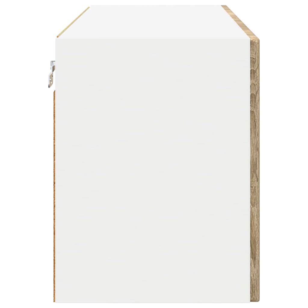 vidaXL Κρεμαστό ντουλάπι κουζίνας 2 pcs Δρύς Sonoma 60 x 31 x 40 εκ