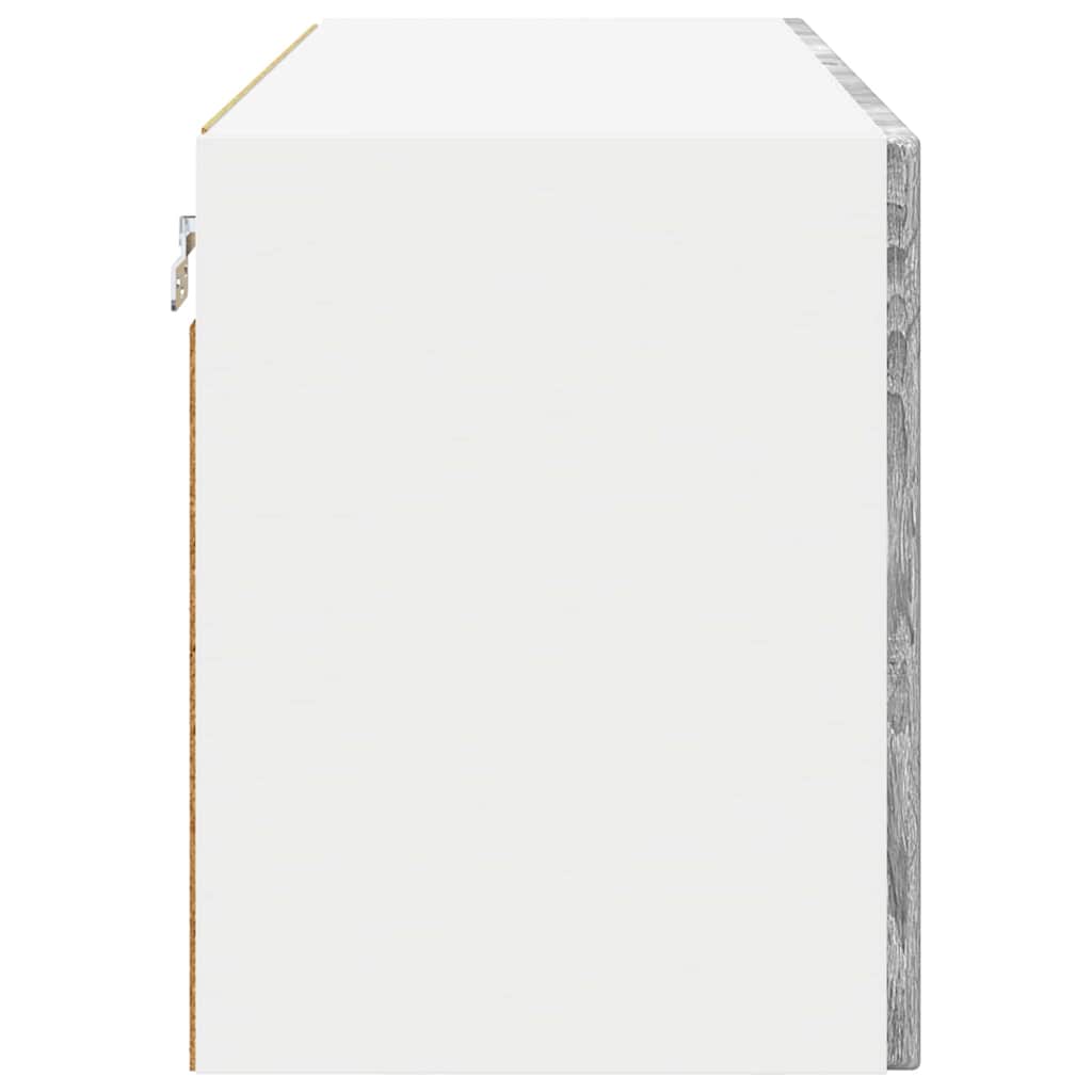 vidaXL Κρεμαστό ντουλάπι κουζίνας 2 pcs Γκρίζο Σονομα 60 x 31 x 40 εκ