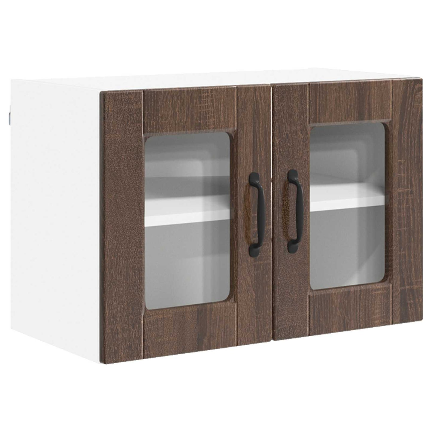 vidaXL Ραφιέρα τοίχου 2 pcs Καφέ δρυς 60 x 31 x 40 εκ