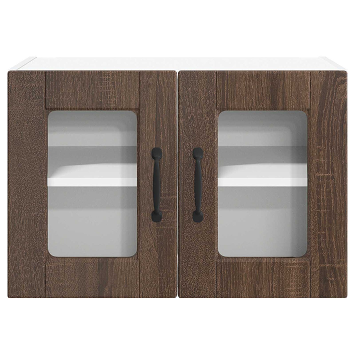 vidaXL Ραφιέρα τοίχου 2 pcs Καφέ δρυς 60 x 31 x 40 εκ