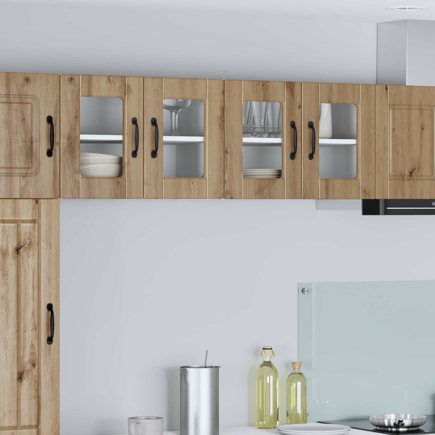 vidaXL Ραφιέρα τοίχου PORTO Artisan Oak 60 x 31 x 40 εκ