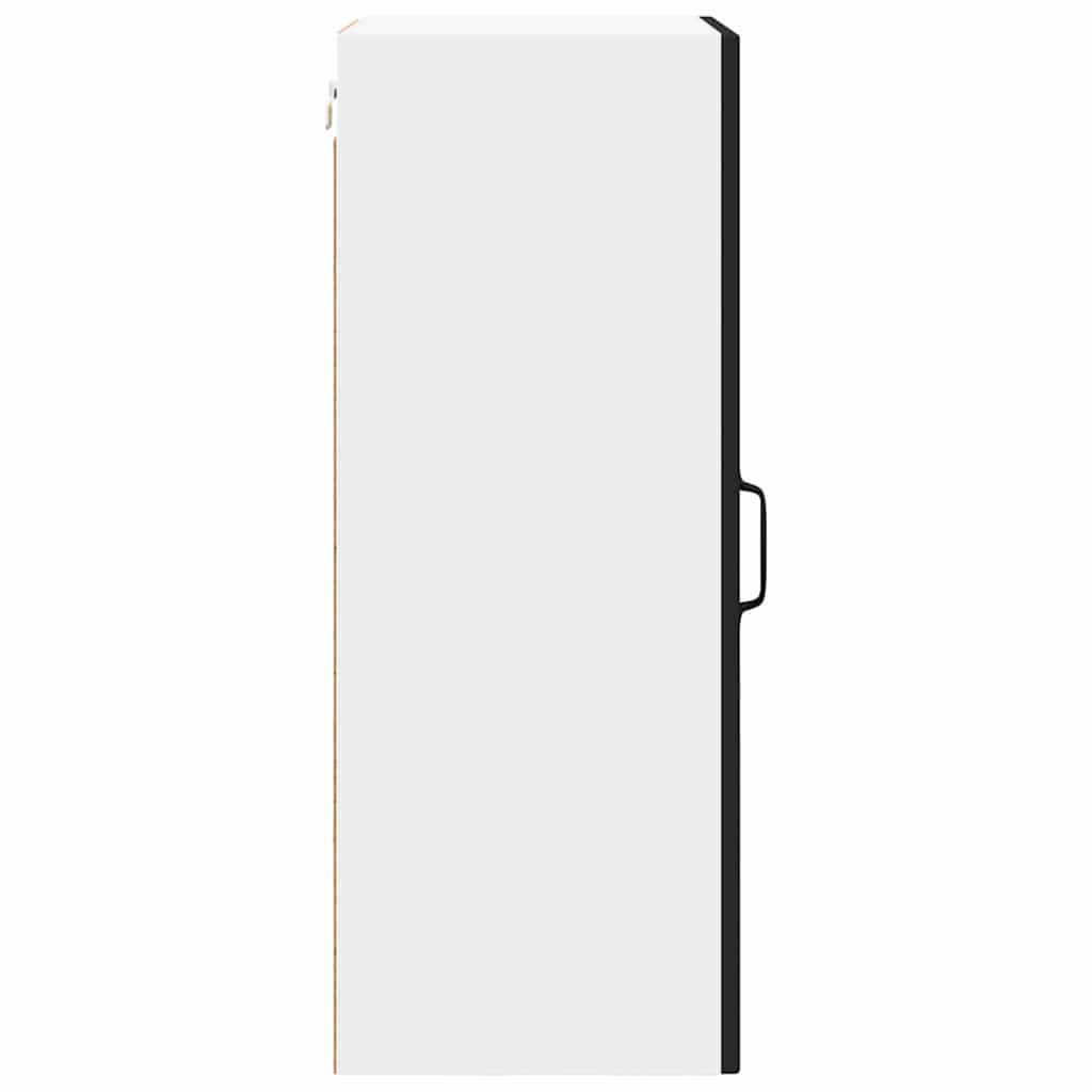 vidaXL Κρεμαστό ντουλάπι κουζίνας με ράφι 2 pcs Μαύρο 40 x 31 x 80 εκ.