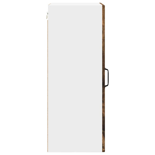 vidaXL Ντουλάπα Κουζίνας με ράφι 2 pcs Καπνιστό Δρύς 40 x 31 x 80 εκ.