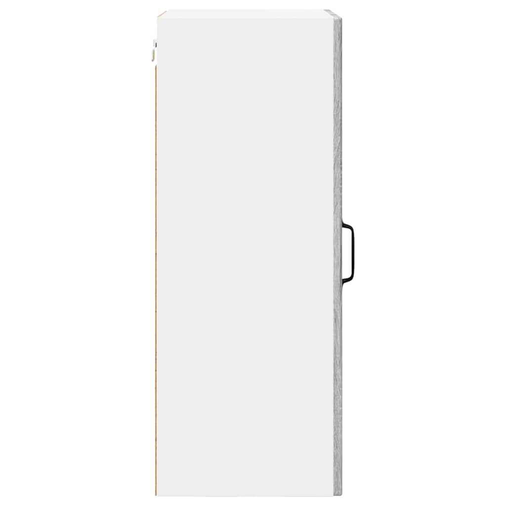 vidaXL Κρεμαστό ντουλάπι κουζίνας 2 pcs Γκρίζο Σονομα 40 x 31 x 80 εκ.