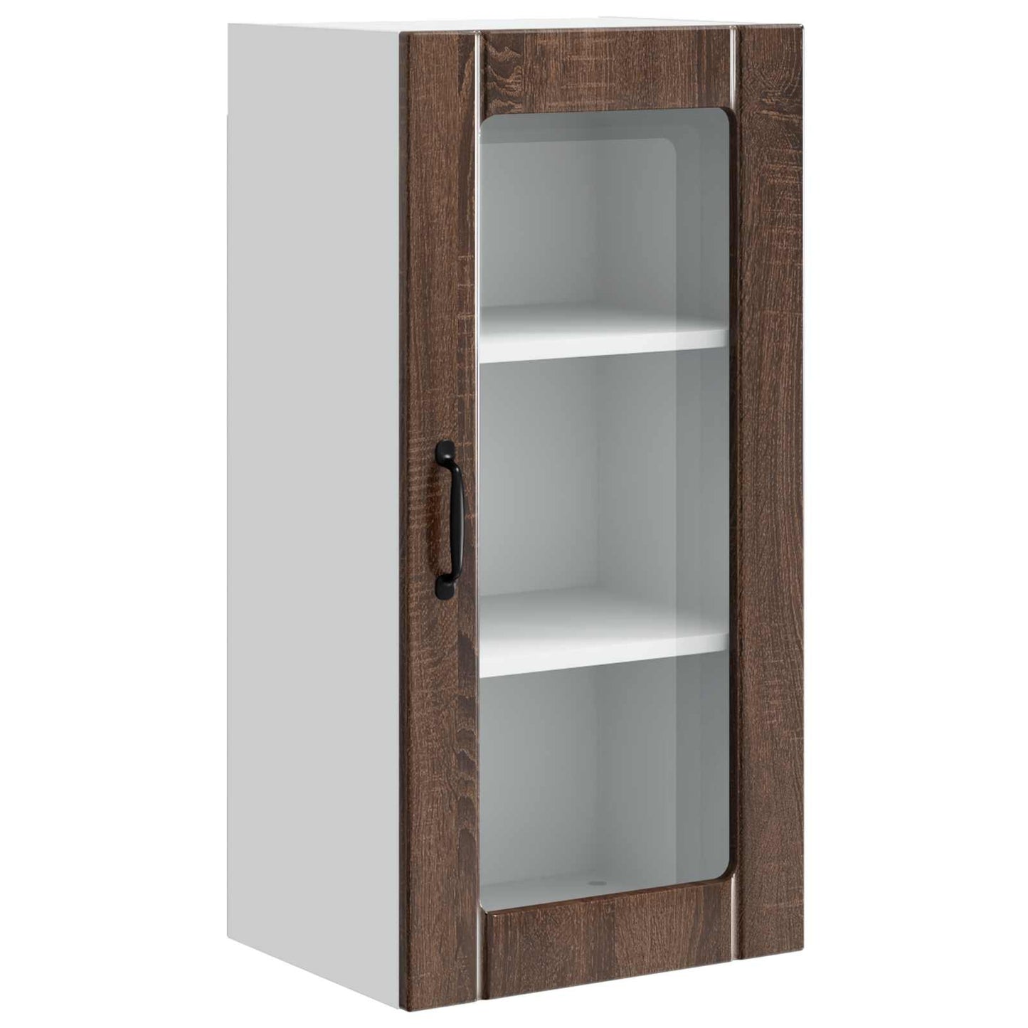vidaXL Ραφιέρα τοίχου Καφέ δρυς 40 x 31 x 80 εκ. Επεξεργασμένο ξύλο