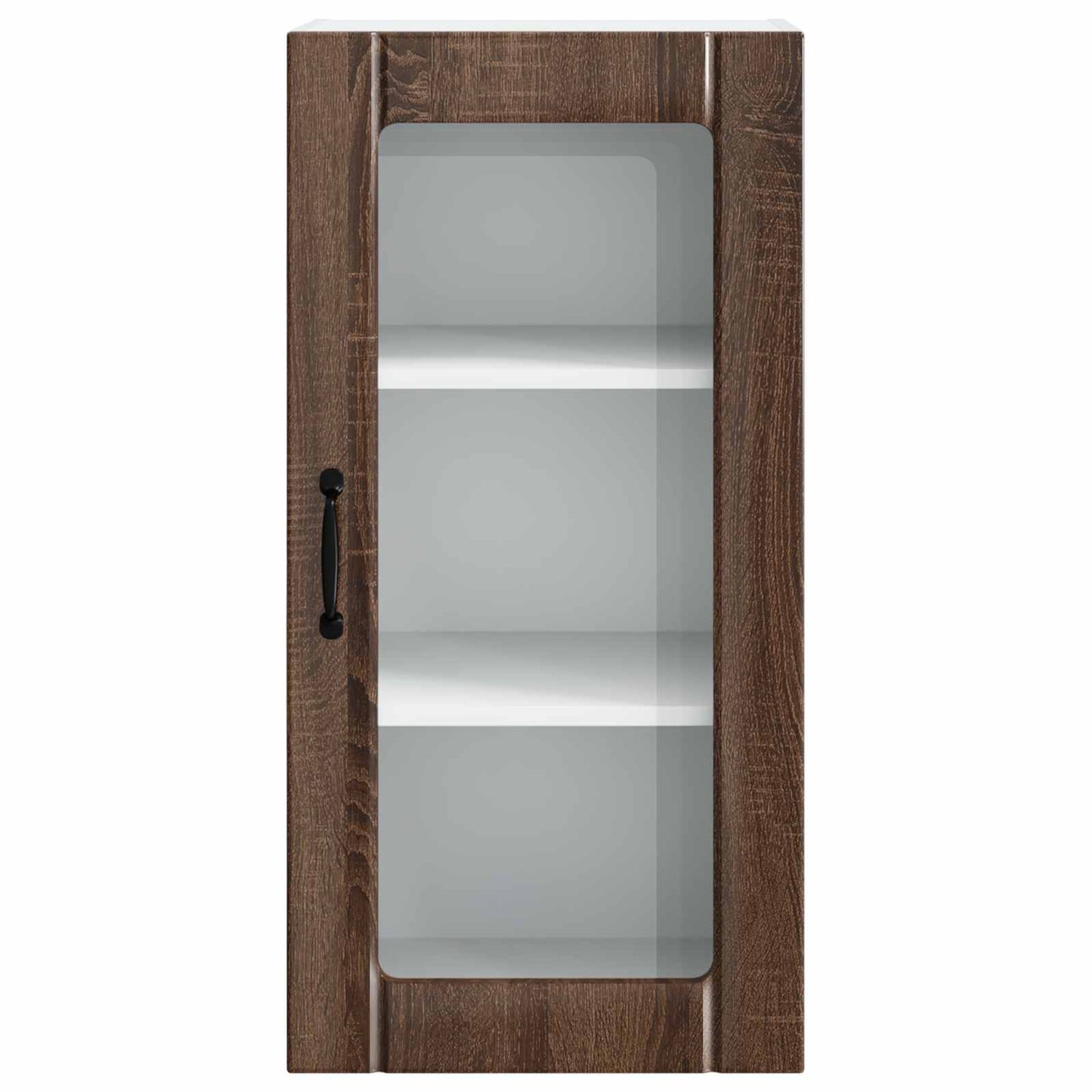 vidaXL Ραφιέρα τοίχου 2 pcs Καφέ δρυς 40 x 31 x 80 εκ.