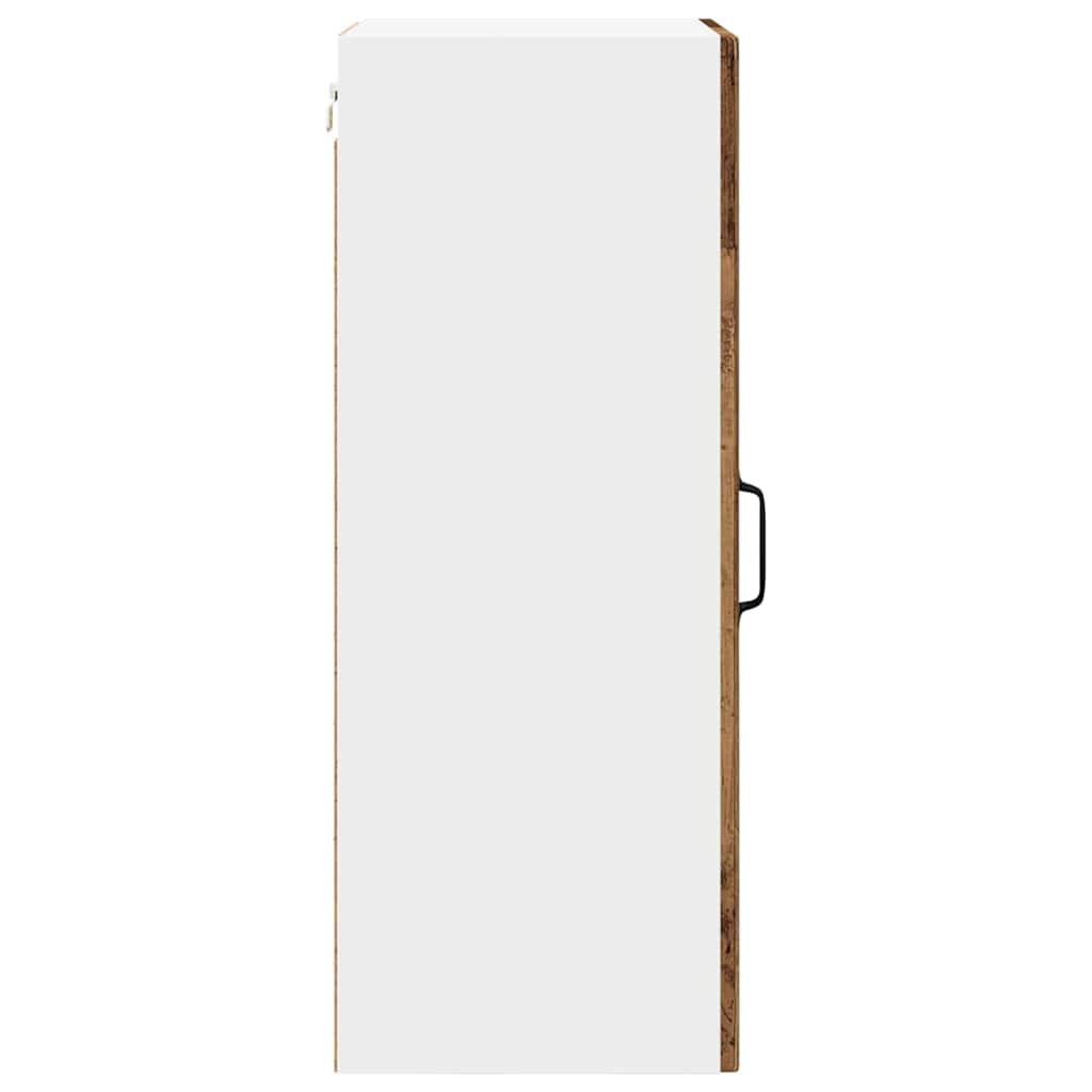 vidaXL Κρεμαστό ντουλάπι κουζίνας με ράφι Παλιό Ξύλο 40 x 31 x 80 εκ.