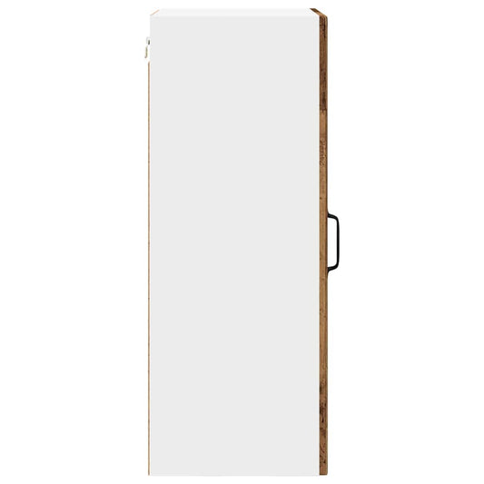 vidaXL Ντουλάπα Κουζίνας με ράφι Επιτοίχιο Παλιό ξύλο 40 x 31 x 80 εκ.