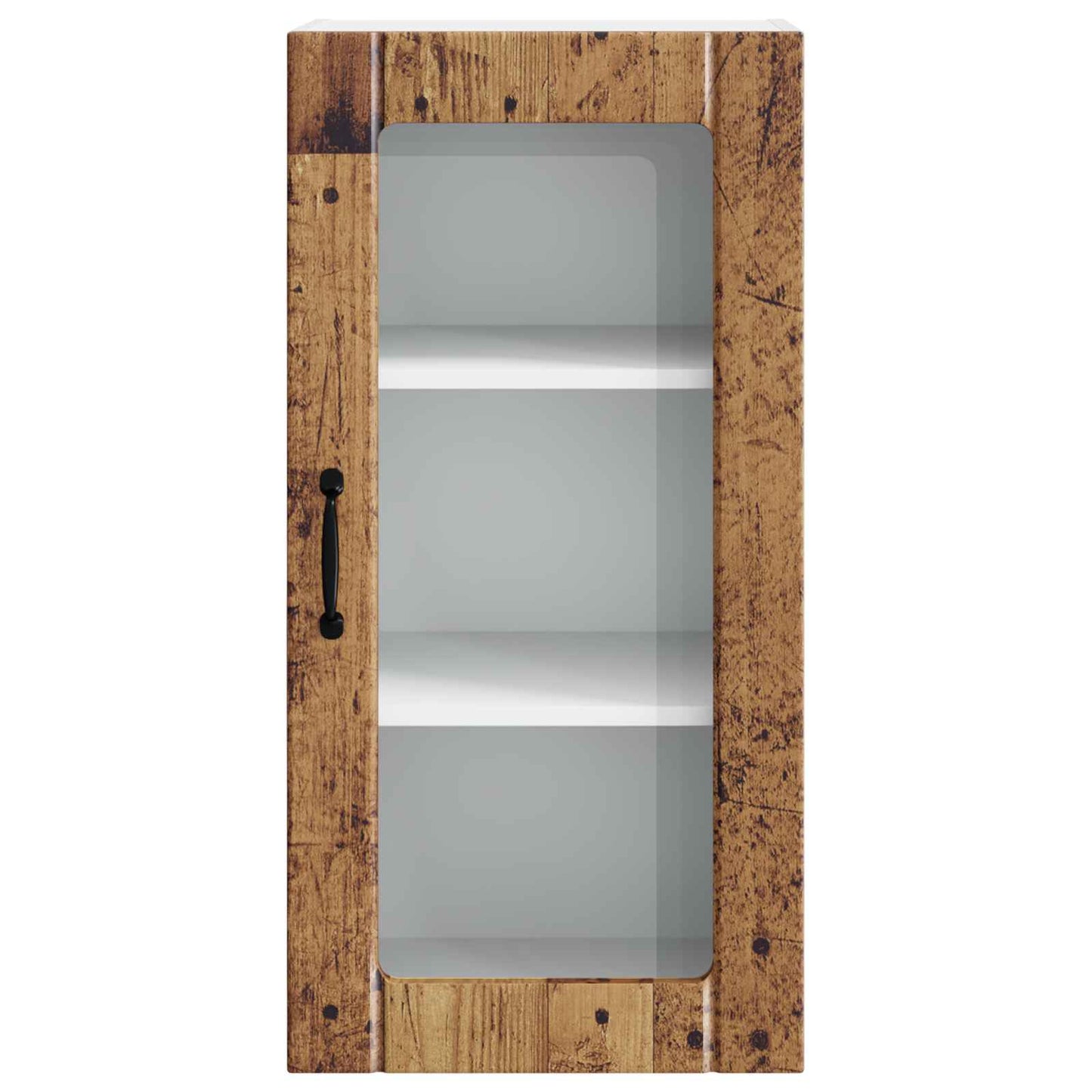 vidaXL Ραφιέρα τοίχου 2 pcs Παλιό ξύλο 40 x 31 x 80 εκ.