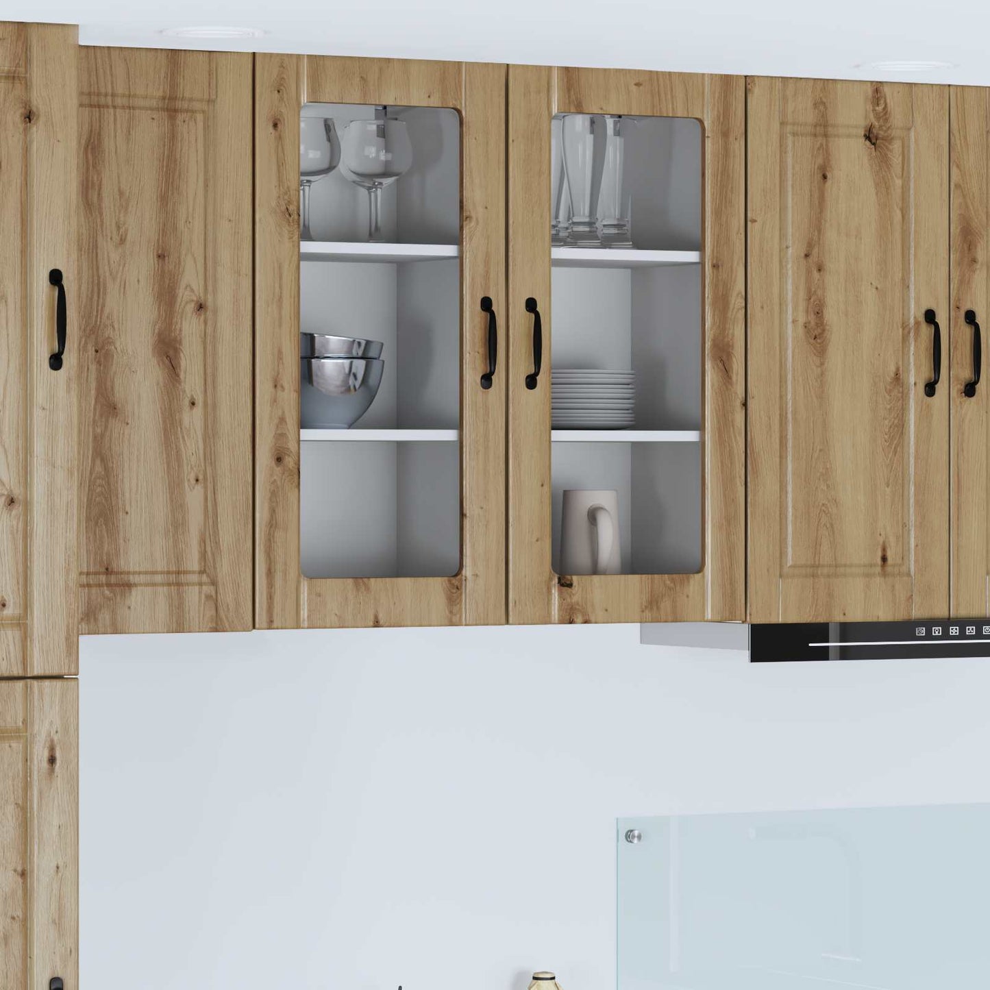 vidaXL Ραφιέρα τοίχου Artisan Oak 40 x 31 x 80 εκ. Επεξεργασμένο ξύλο