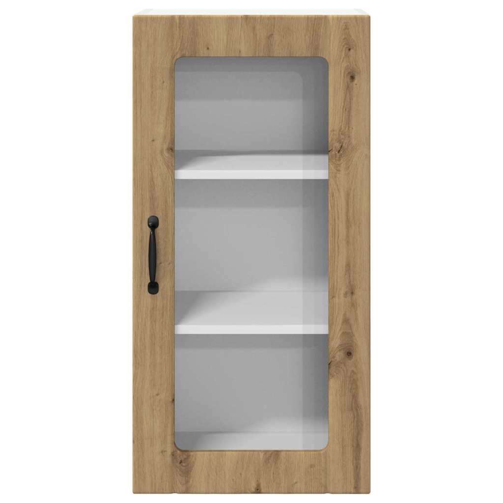 vidaXL Κρεμαστό ντουλάπι κουζίνας 2 pcs Artisan Oak 40 x 31 x 80 εκ.