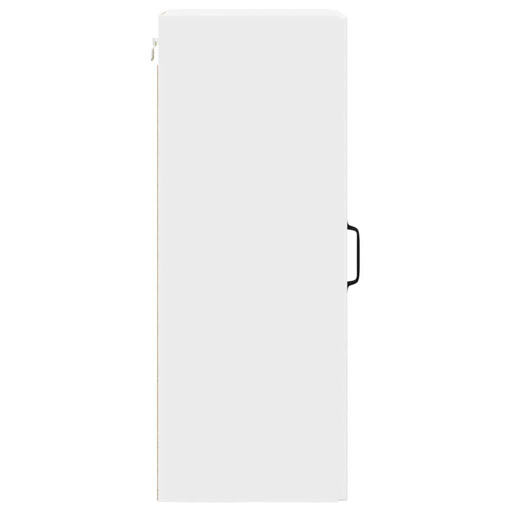 vidaXL Κρεμαστό ντουλάπι κουζίνας με ράφι 2 pcs Λευκό 30 x 31 x 80 εκ.