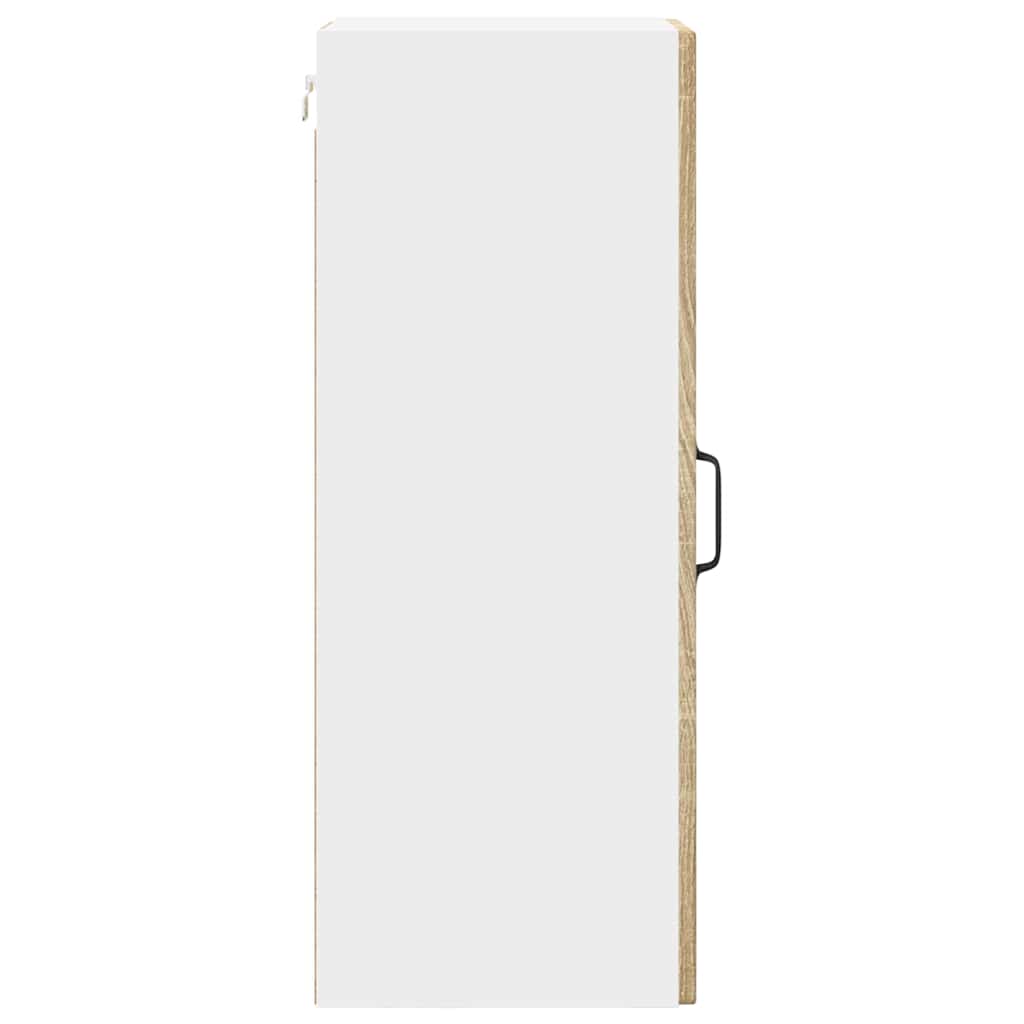 vidaXL Κρεμαστό ντουλάπι κουζίνας 2 pcs Δρύς Sonoma 30 x 31 x 80 εκ.