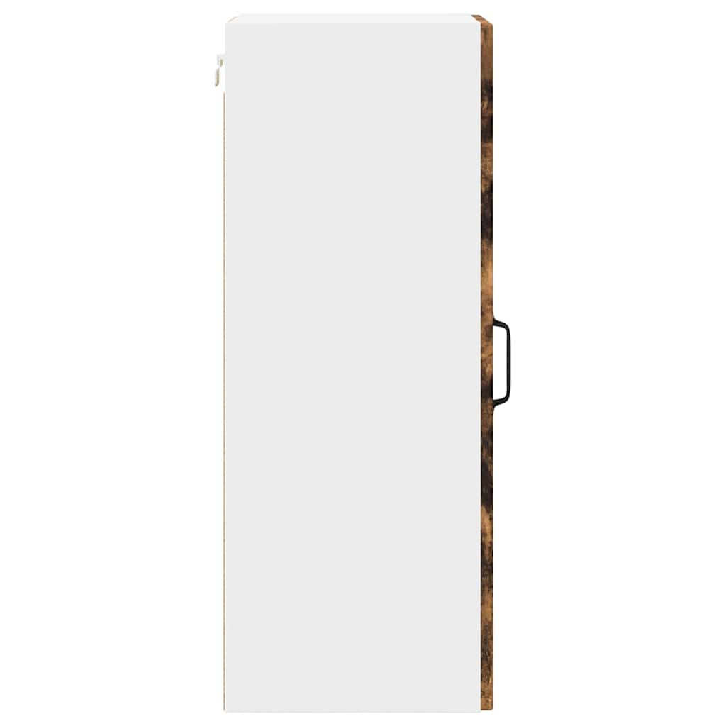 vidaXL Κρεμαστό ντουλάπι κουζίνας 2 pcs Καπνιστό Δρύς 30 x 31 x 80 εκ.