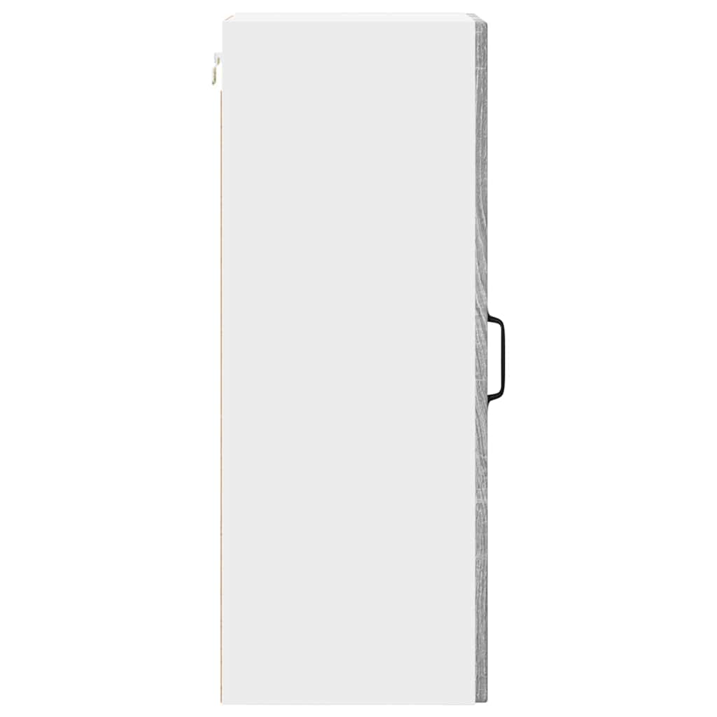 vidaXL Κρεμαστό ντουλάπι κουζίνας 2 pcs Γκρίζο Σονομα 30 x 31 x 80 εκ.