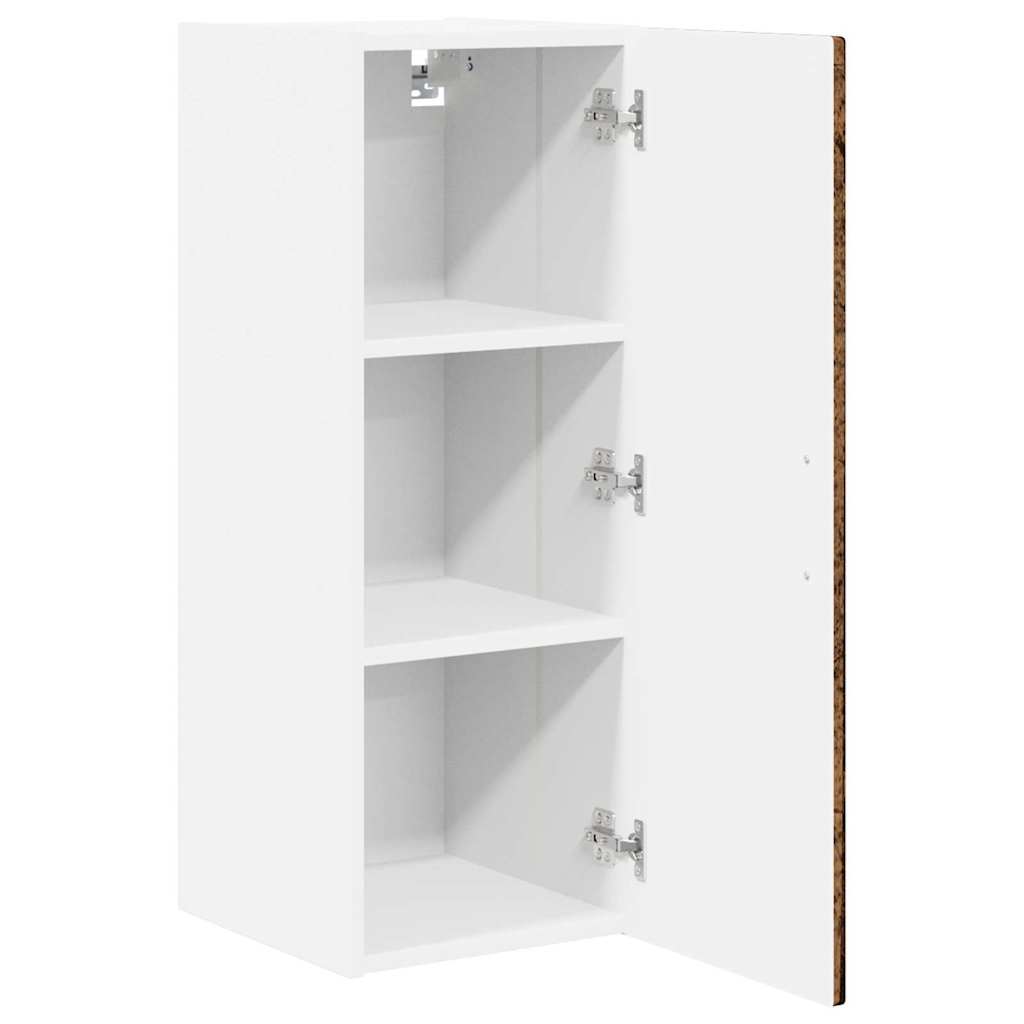 vidaXL Κρεμαστό ντουλάπι κουζίνας 2 pcs Παλιό Ξύλο 30 x 31 x 80 εκ.