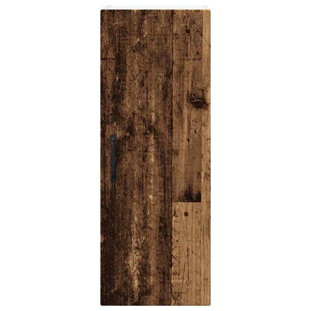 vidaXL Κρεμαστό ντουλάπι κουζίνας 2 pcs Παλιό Ξύλο 30 x 31 x 80 εκ.