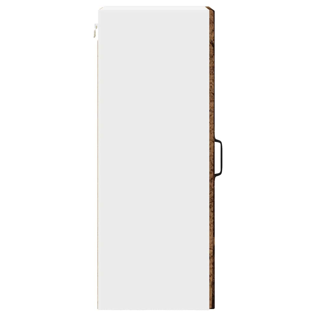 vidaXL Κρεμαστό ντουλάπι κουζίνας 2 pcs Παλιό Ξύλο 30 x 31 x 80 εκ.