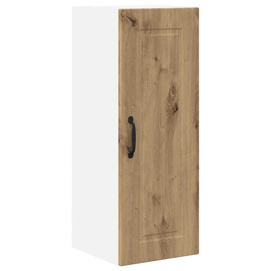 vidaXL Κρεμαστό ντουλάπι κουζίνας με ράφι Artisan Oak 30 x 31 x 80 εκ.